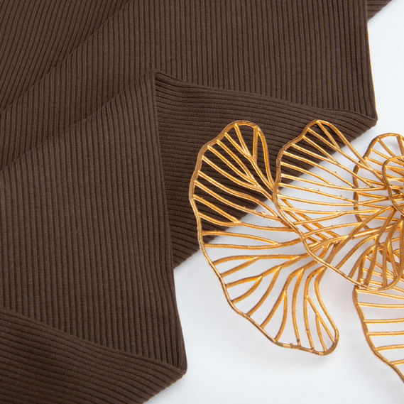 Ткань трикотажное полотно Кашкорсе, 130 см, 300 гр/м2, хлопок т/коричневий, фото 3 Ткань трикотажное полотно Кашкорсе, 130 см, 300 гр/м2, хлопок т/коричневий, фото 3