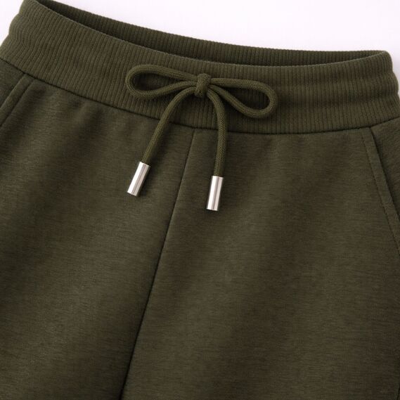 Knitted fabric Kashkorse, 130 cm wide, 300 g/m2, cotton т/хакі, фото 4