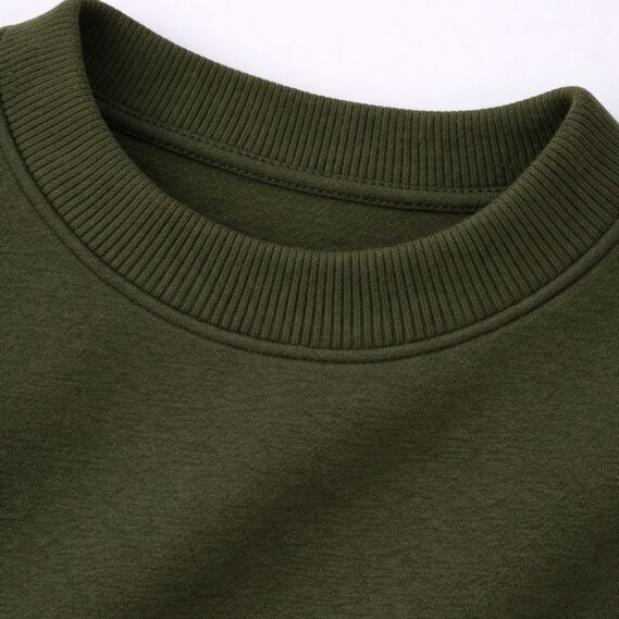 Knitted fabric Kashkorse, 130 cm wide, 300 g/m2, cotton т/хакі, фото 5