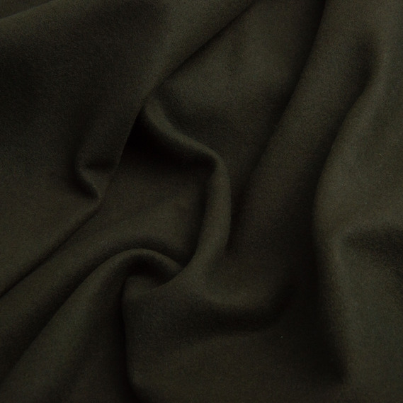 Тканина пальтова Дакота однотонна, 150 см, 397 гр/м2 темний хакі, фото 2 Тканина пальтова Дакота однотонна, 150 см, 397 гр/м2 темний хакі, фото 2