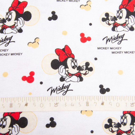 Тканина фланель бавовна, 180 см, 155 гр/м2, дитячий принт 10-0676 RED, м`яка тканина для постільної білизни, пелюшок, фото 5