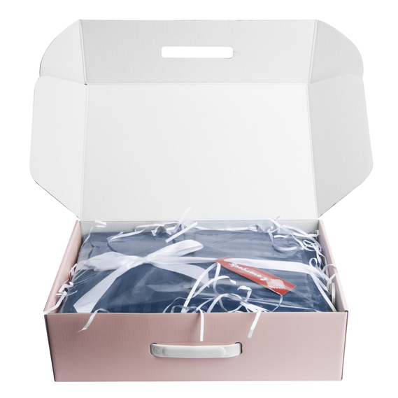 Bedding set Euro satin striped cotton natural fabric bedding set джинс, фото 3