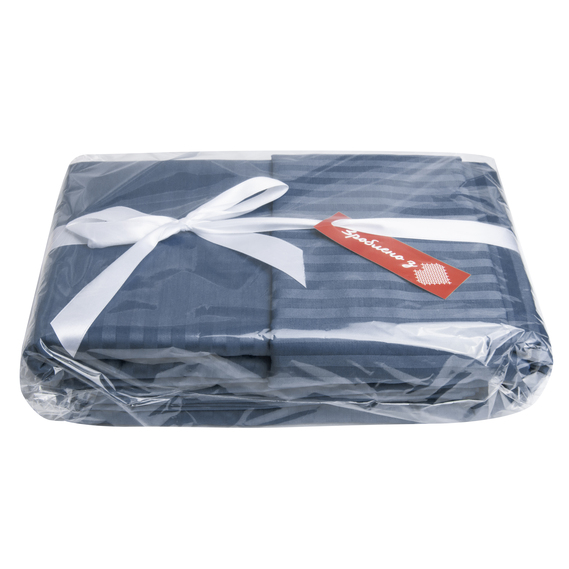 Bedding set Euro satin striped cotton natural fabric bedding set джинс, фото 5