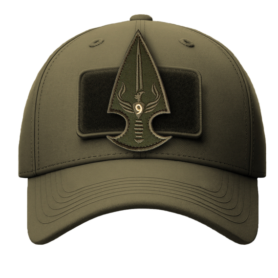 Set of 2 Velcro Patches "Phoenix Battalion, 9th Company," Khaki, 5x9 cm, Embroidered Tactical Patch, фото 10