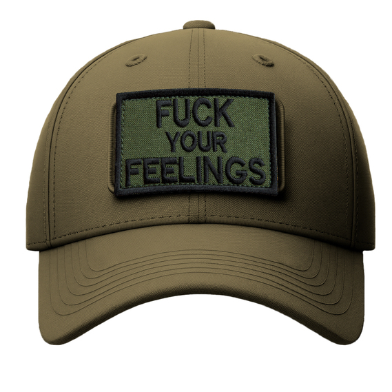 Set of 2 Patches with Hook & Loop "Fuck Your Feelings" 5x8 cm, Embroidered Patch Badge, фото 3