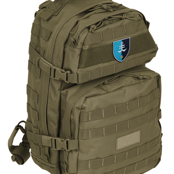 Набір шевронів 2 шт на липучці 35 ОБрМП 8,6х10 см вишитий патч нашивка шеврон, фото 9