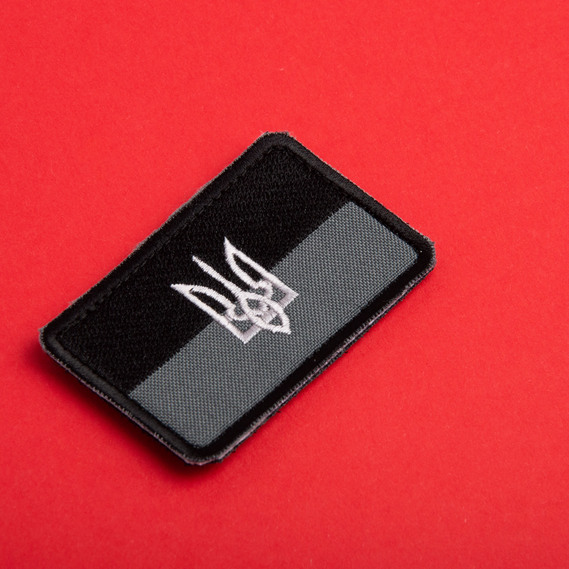 Set of 2 Velcro Patches Flag with Trident UPA 5x8 cm Black Embroidered Patch Insignia Chevron, фото 8