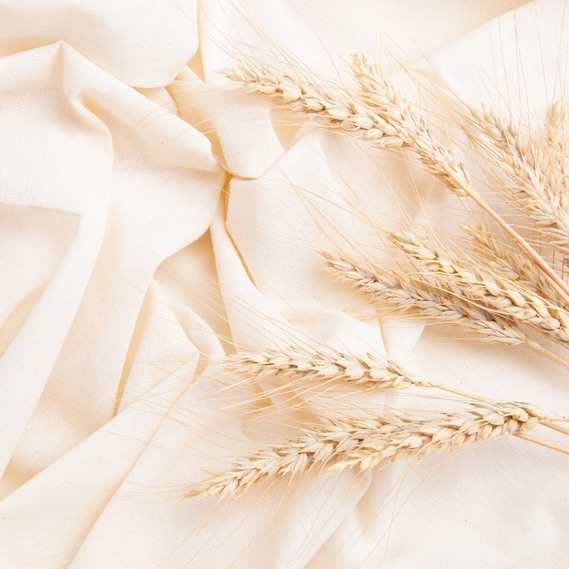 Tela Algodón 100% Patchwork Flores Fucsias Y Azules, Con Fondo Beige - Foto 2