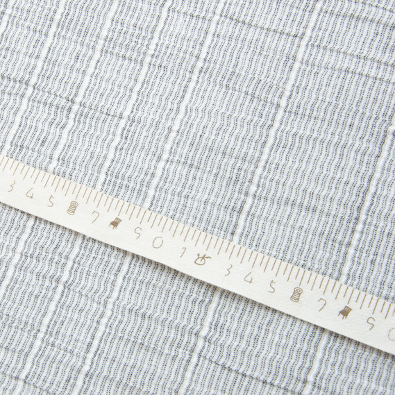 Тканина Муслін бавовна 3-х шарова PIKE, 245 см, 210 гр/м2 сірий смуга, фото 4