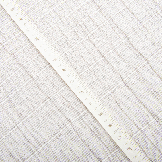Muslin fabric, triple-layered cotton PIKE, 245 cm wide, 210 g/m² беж смуга, фото 4