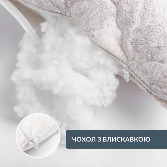 Подушка Air Dream Classic IDEIA 70х70 см два чехла с молнией, антиаллергенная афродіта, фото 2