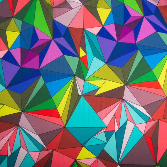 Тканина для одягу Атлас шовк з малюнком, 145 см, 90 гр/м2, ніжна, легка тканина вітраж крістал, фото 2