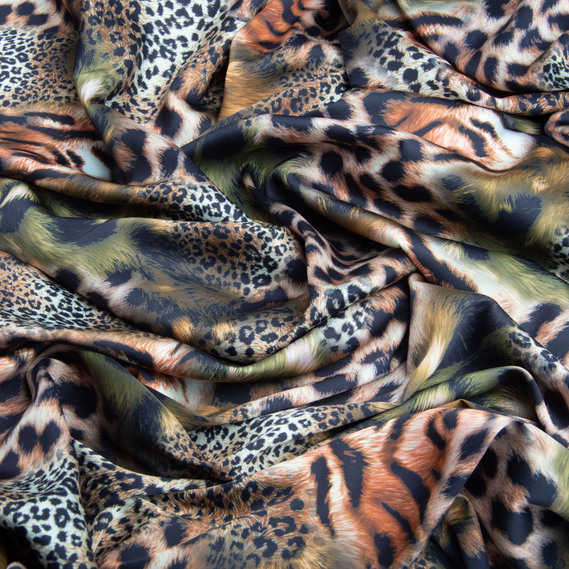 Fabric for clothing Satin silk with a pattern, delicate, light fabric Ліонелла, фото 3 Fabric for clothing Satin silk with a pattern, delicate, light fabric Ліонелла, фото 3