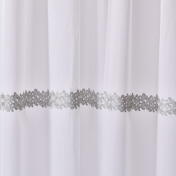 Тканина тюль з вишивкою, 320 см, 66 гр/м2 V-gri, фото 2 Тканина тюль з вишивкою, 320 см, 66 гр/м2 V-gri, фото 2
