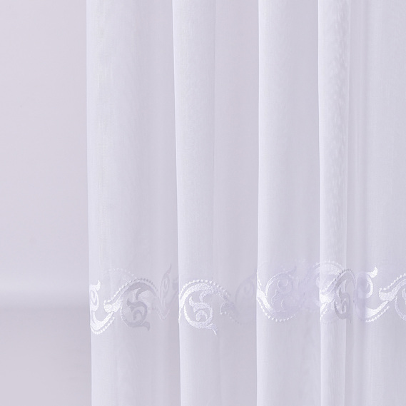 Sheer bamboo fabric with embroidery AJURIA, 295 cm, 56 gr/m2 beyaz, фото 4 Sheer bamboo fabric with embroidery AJURIA, 295 cm, 56 gr/m2 beyaz, фото 4