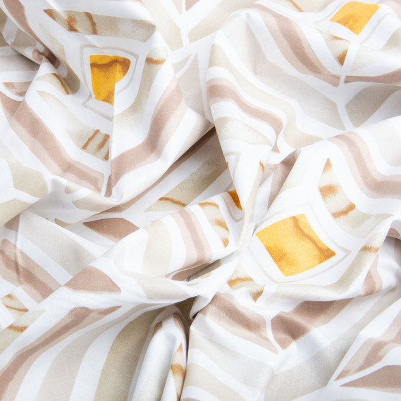 Ranfors coarse calico fabric 8.28411/7 Ромб беж, фото 3 Ranfors coarse calico fabric 8.28411/7 Ромб беж, фото 3