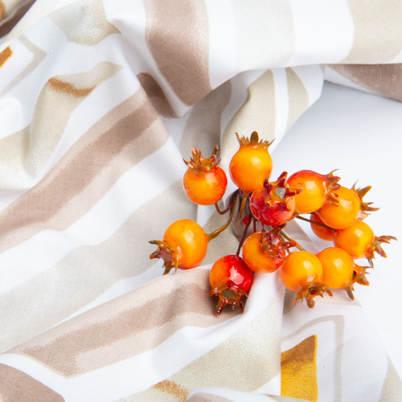 Ranfors coarse calico fabric 8.28411/7 Ромб беж, фото 4 Ranfors coarse calico fabric 8.28411/7 Ромб беж, фото 4