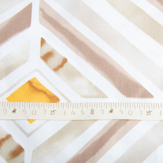 Ranfors coarse calico fabric 8.28411/7 Ромб беж, фото 5 Ranfors coarse calico fabric 8.28411/7 Ромб беж, фото 5