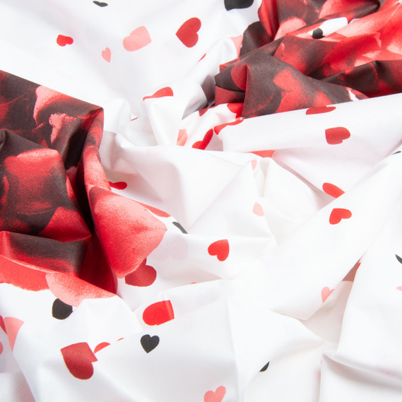 Тканина бязь ранфорс для постільної білизни, бавовна, 130 гр/м2, 240 см 4.23736/2 Любава бордо, фото 3