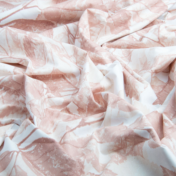 Тканина бязь ранфорс для постільної білизни, бавовна, 130 гр/м2, 240 см 5,28729/53 Модрина беж/пудра, фото 3