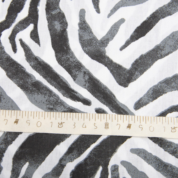 Ткань бязь ранфорс для постельного белья, хлопок, 130 гр/м2, 240 см M03180/1 Зебра, фото 5