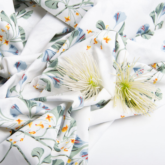 Ranfors coarse calico fabric 9.27731/16 В`юнок Petrol, фото 4