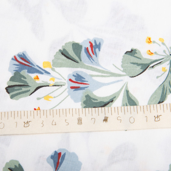 Ranfors coarse calico fabric 9.27731/16 В`юнок Petrol, фото 5