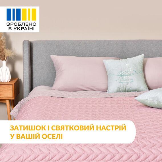 Set of 2 Decorative Pillows 40x40 cm Easter IDEIA, Embroidered Pillow, Festive Decor м`ята, фото 4