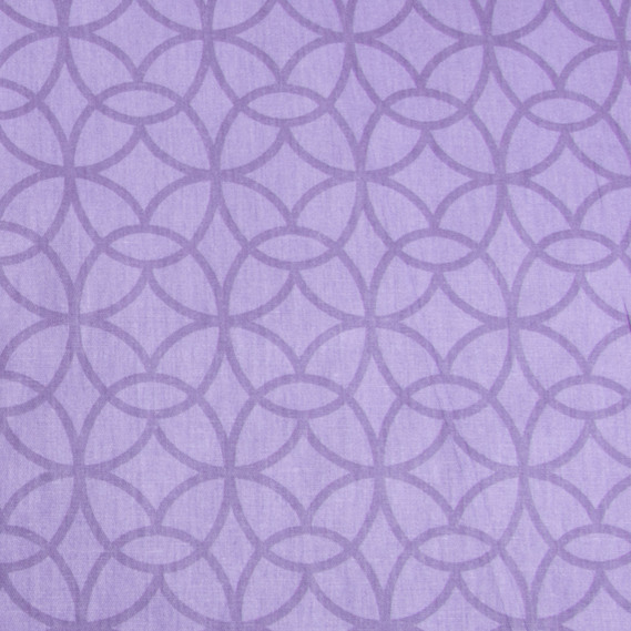 Тканина бавовна сатин для постільної білизни, натуральна тканина, постільна білизна 120 гр/м2 ВТ-356В Лаванда комп, фото 2