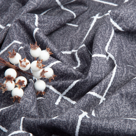 Тканина бавовна сатин для постільної білизни, натуральна тканина, постільна білизна 120 гр/м2 ВТ-373А клітинка, фото 4 Тканина бавовна сатин для постільної білизни, натуральна тканина, постільна білизна 120 гр/м2 ВТ-373А клітинка, фото 4