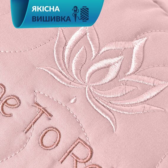 Balance Pillow Ergonomic 46х24х10 cm IDEIA for Neck, Head, and Back, Hypoallergenic, Embroidered, Multifunctional пудра, фото 9