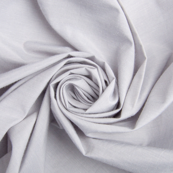 Solid shirt fabric FD-5060, 150 cm wide, suitable for men`s and women`s shirts сіра, фото 1