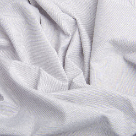 Solid shirt fabric FD-5060, 150 cm wide, suitable for men`s and women`s shirts сіра, фото 2