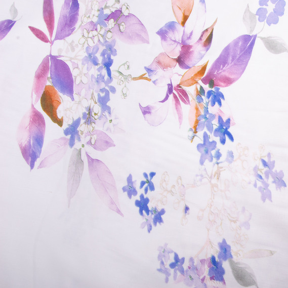 Satin fabric for bed linen cotton 2.4 m 23-0564 v-2 земфіра, фото 2