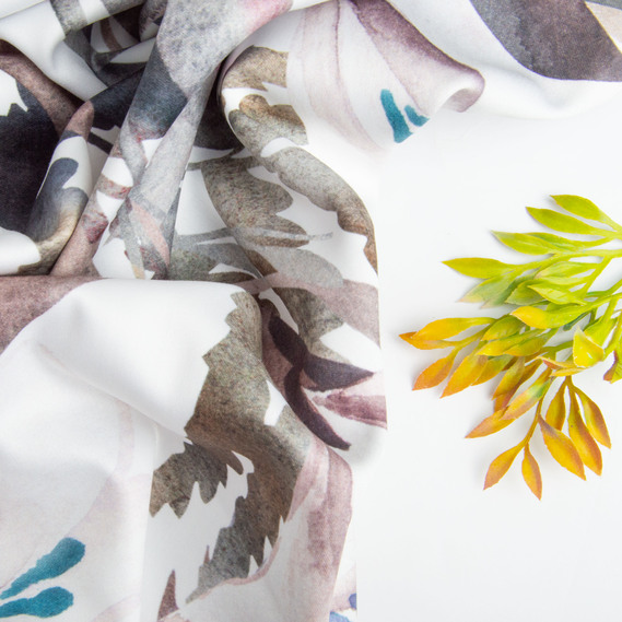 Ткань сатин для постельного белья, пл 130 гр/м2 210 ТС, хлопок, 240 см 639/v-2 крокус, фото 4