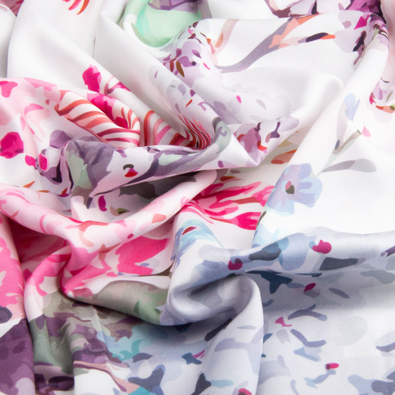 Тканина сатин для постільної білизни однотонна, щіл 130 гр/м2 210 ТС, бавовна, 240 см 630/v-2 півонія, фото 3