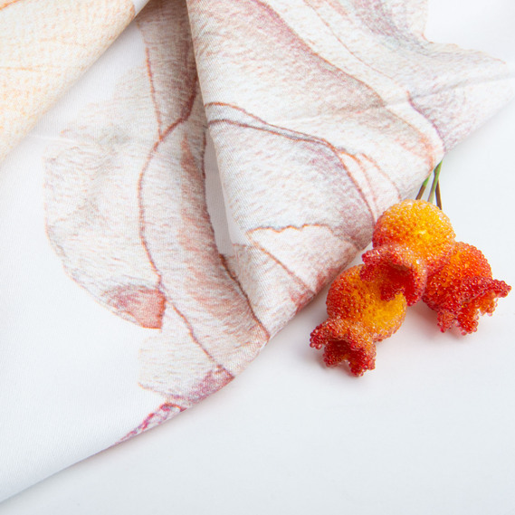 Тканина сатин для постільної білизни однотонна, щіл 130 гр/м2 210 ТС, бавовна, 240 см 0507-NEV ALLOW/V-2 ірис, фото 4