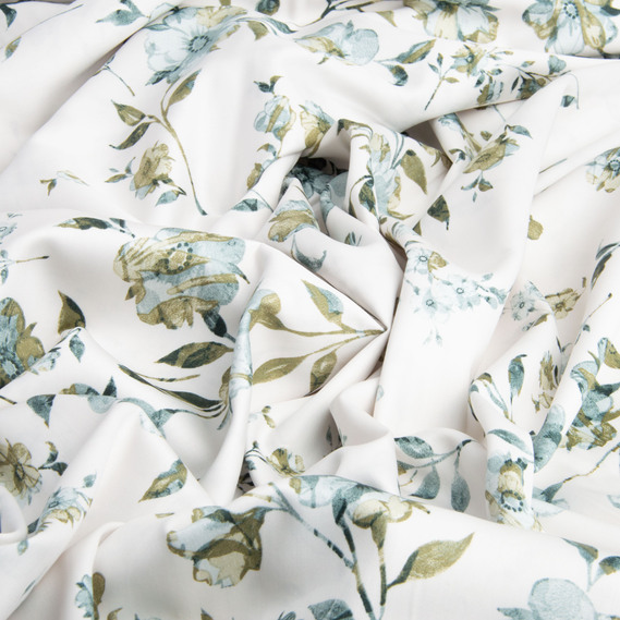 Satin fabric for bed linen cotton 2.4 m R 061059.V-04 азалія, фото 3