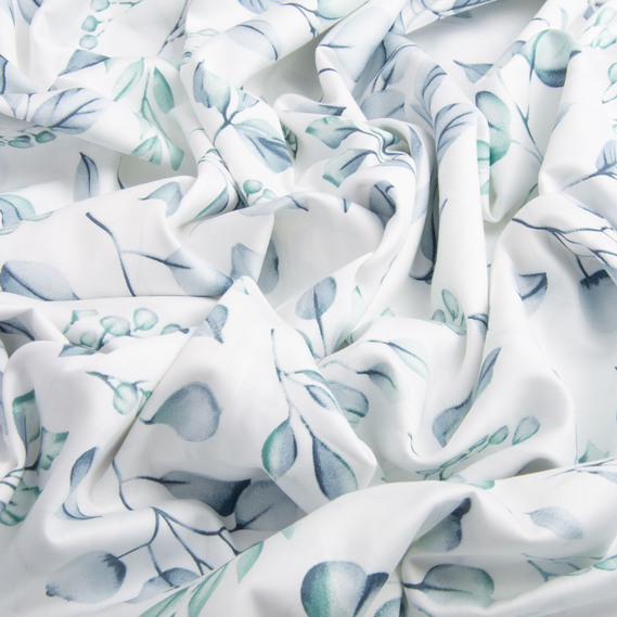 Тканина сатин для постільної білизни однотонна, щіл 130 гр/м2 210 ТС, бавовна, 240 см 8.26001/11 лаура, фото 3