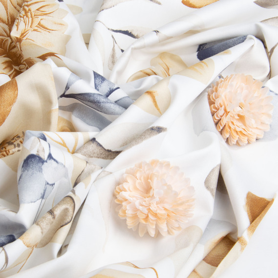 Тканина сатин для постільної білизни однотонна, щіл 130 гр/м2 210 ТС, бавовна, 240 см 10.28173/6 беатріс, фото 4