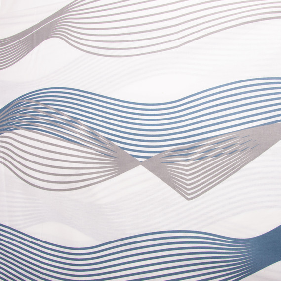 Ткань бязь ранфорс для постельного белья, хлопок, 130 гр/м2, 240 см 2756-10 спектр синій, фото 2