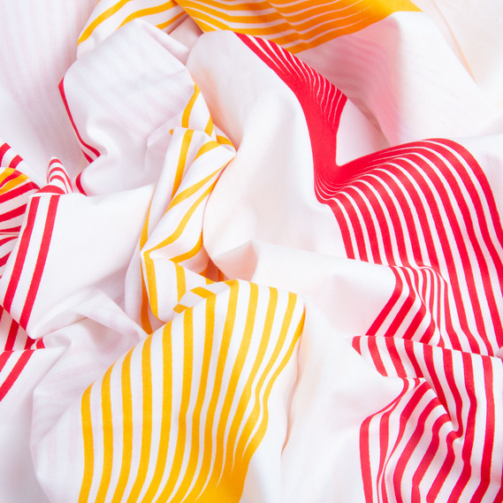 Ткань бязь ранфорс для постельного белья, хлопок, 130 гр/м2, 240 см 2756-06 спектр червоний, фото 3