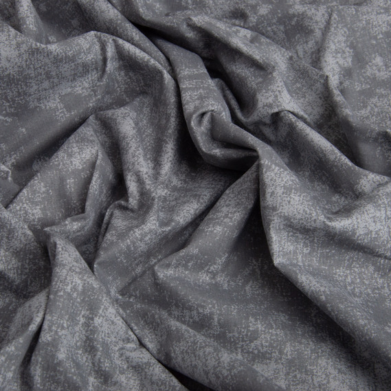 Ткань бязь ранфорс для постельного белья, хлопок, 130 гр/м2, 240 см M 01033/72 сірий меланж, фото 3 Ткань бязь ранфорс для постельного белья, хлопок, 130 гр/м2, 240 см M 01033/72 сірий меланж, фото 3