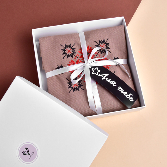 Фартук универсальный с этно вышивкой и карманом, водоотталкивающий, хлопок, большой размер, для женщин и мужчин. капучино, фото 8 Фартук универсальный с этно вышивкой и карманом, водоотталкивающий, хлопок, большой размер, для женщин и мужчин. капучино, фото 8