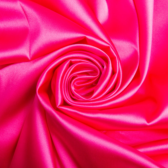Тканина плательна Атлас Монако, 150 см, 145 гр/м2, блискуча тканина, тканина для вечірньої сукні, атласна тканина, шовкова тканина малина, фото 1