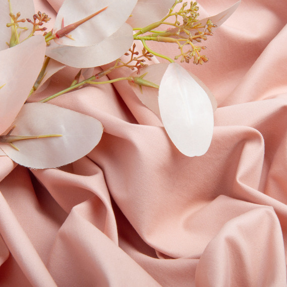 Cotton twill stretch fabric пудра, фото 3