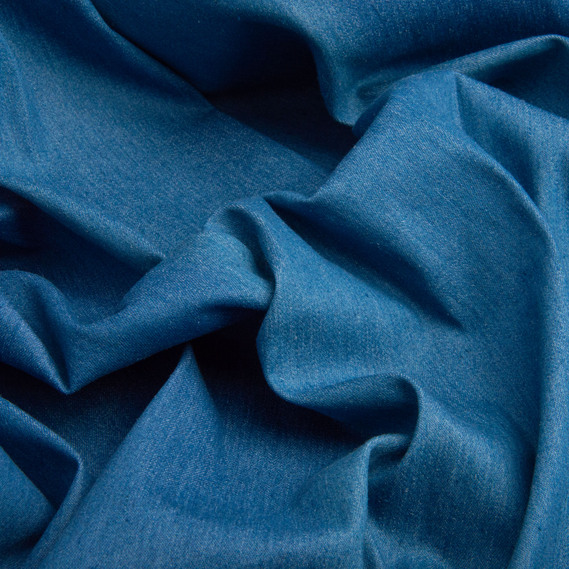 Denim Fabric, Cotton, Cotton, Denim Fabric for Clothing т/блакитна, фото 2 Denim Fabric, Cotton, Cotton, Denim Fabric for Clothing т/блакитна, фото 2