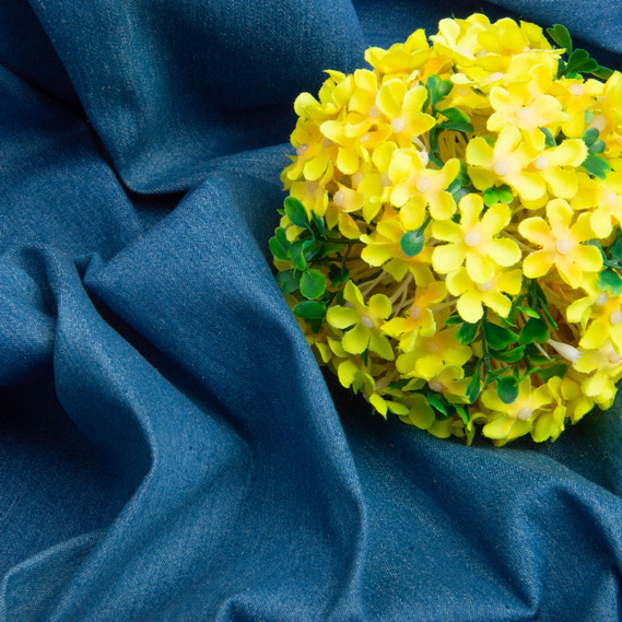 Denim Fabric, Cotton, Cotton, Denim Fabric for Clothing т/блакитна, фото 3 Denim Fabric, Cotton, Cotton, Denim Fabric for Clothing т/блакитна, фото 3