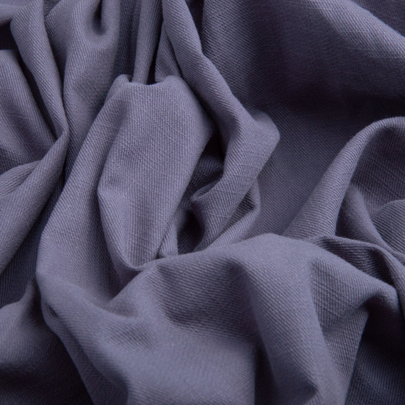 Тканина льон, 150 см, 200 гр/м2, для одягу, лляна тканина, натуральна тканина т/сіра, фото 2