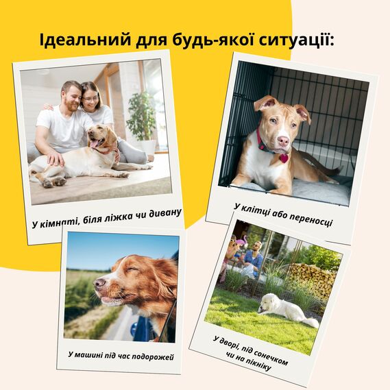 Pet mattress bed 70х110х12 cm L size pet lounger with zippered cover and cushion for dogs and cats сірий, фото 8